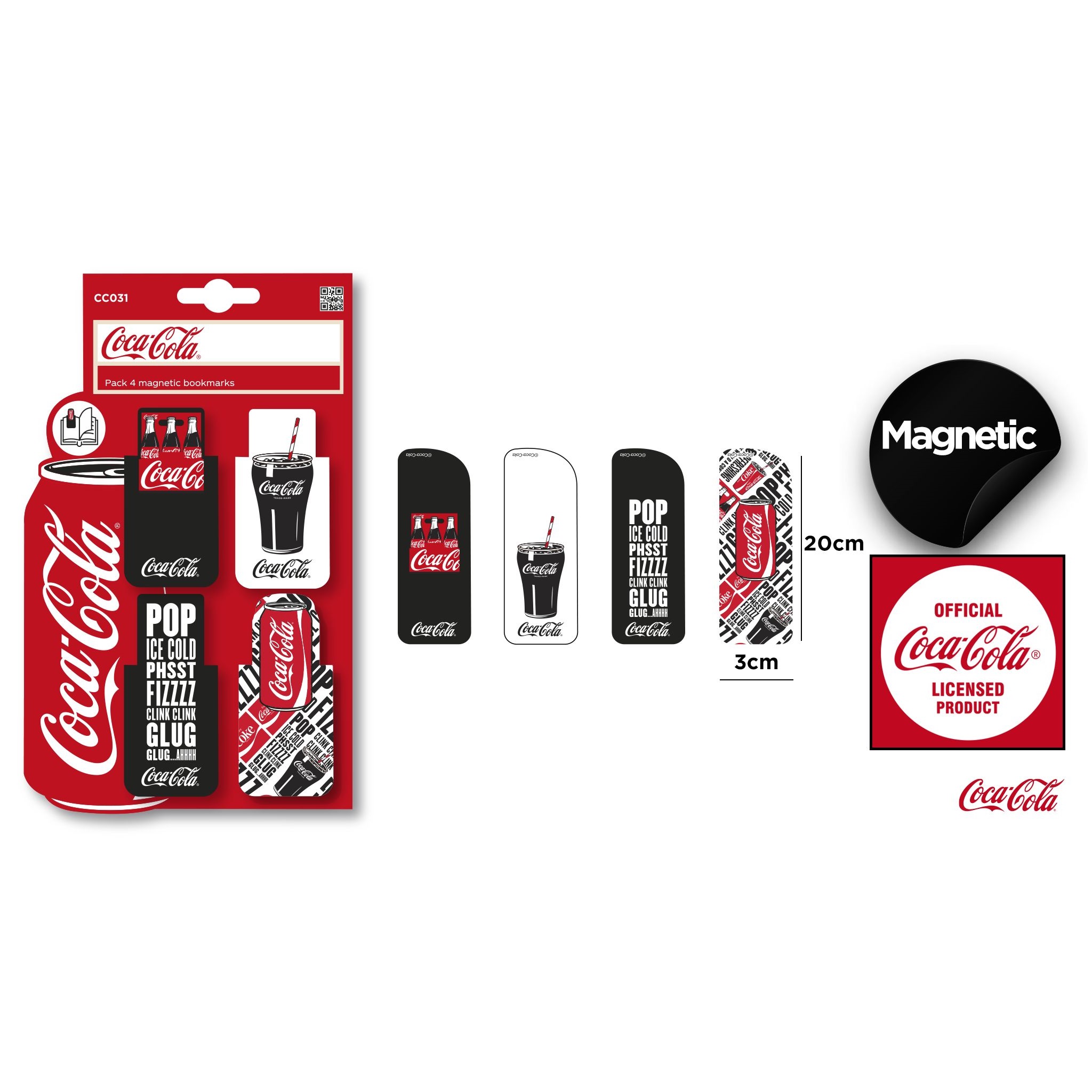 Wholesale CC031 Coca-Cola Magnetic Bookmarks Personalized Page